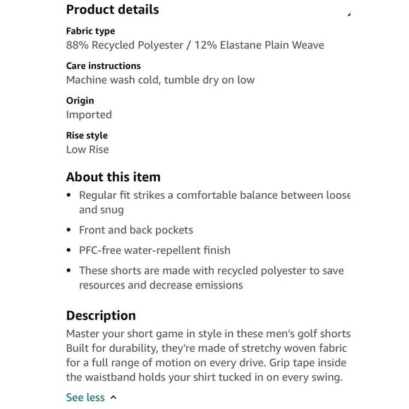 Adidas Men's ULTIMATE 365 Adidas Badge of Sport Print Logo Golf Shorts 38 - Picture 3 of 14